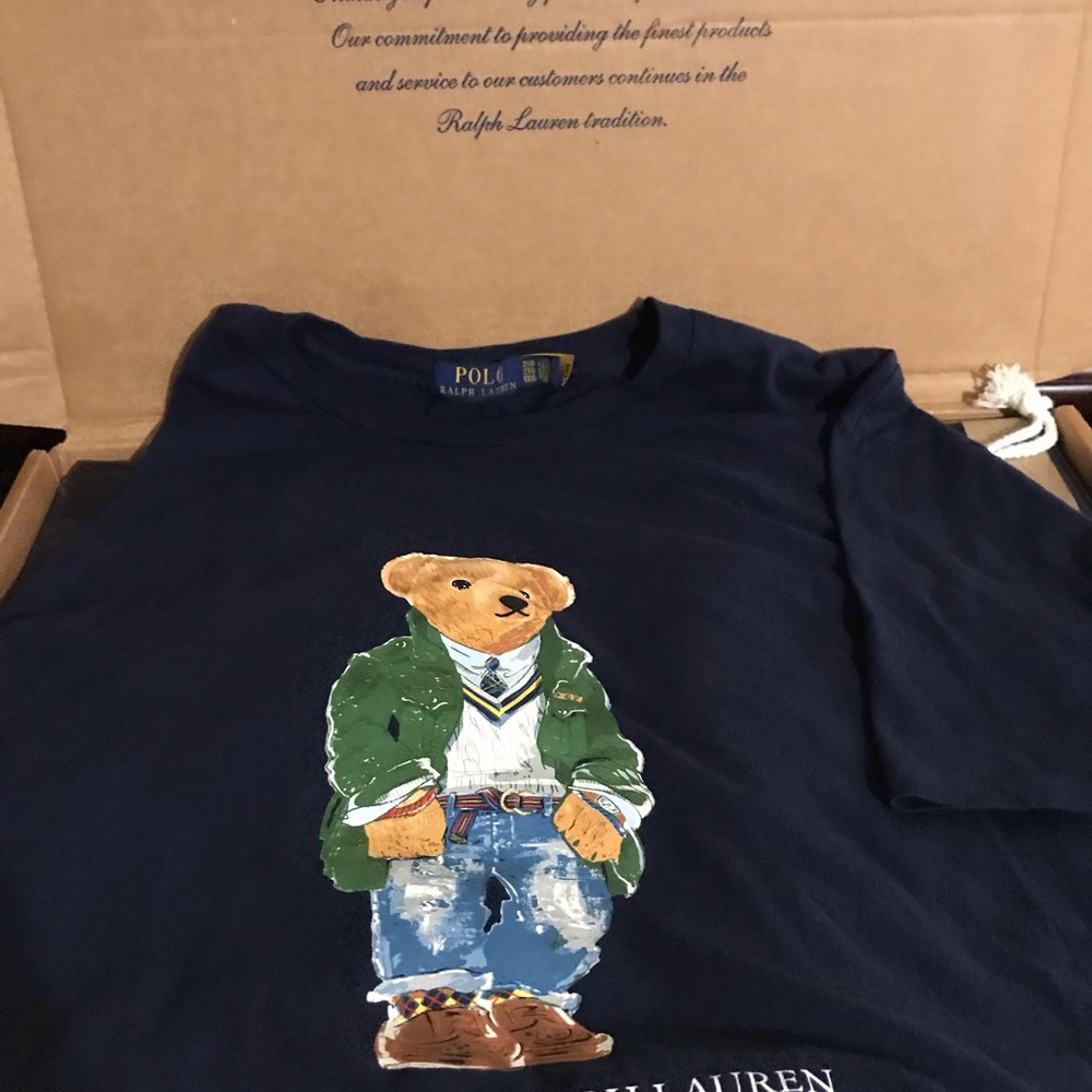 Polo Ralph Lauren Navy Polo Bear Size 2XB